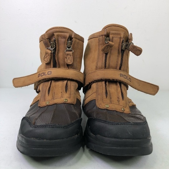 Polo Boys Conquest HI Zip Strap Boots - Picture 3 of 11